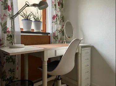 Quarto para alugar num apartamento partilhado em Estocolmo