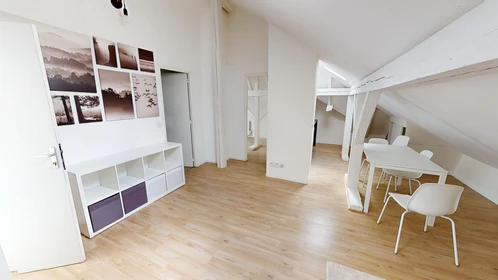 Quarto para alugar num apartamento partilhado em Mulhouse