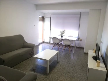 Valencia de çift kişilik yataklı kiralık oda