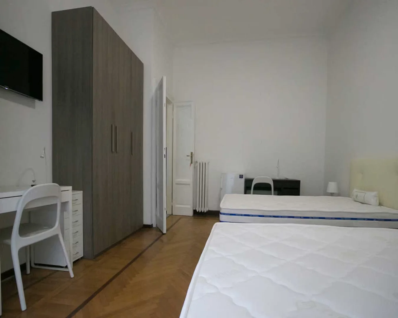 Student room in  with study area and shared facilities