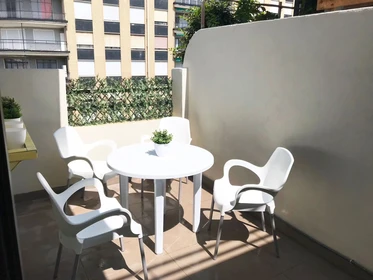 Helles Privatzimmer in Valencia