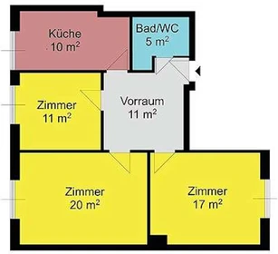 Logement de 2 chambres à Vienne
