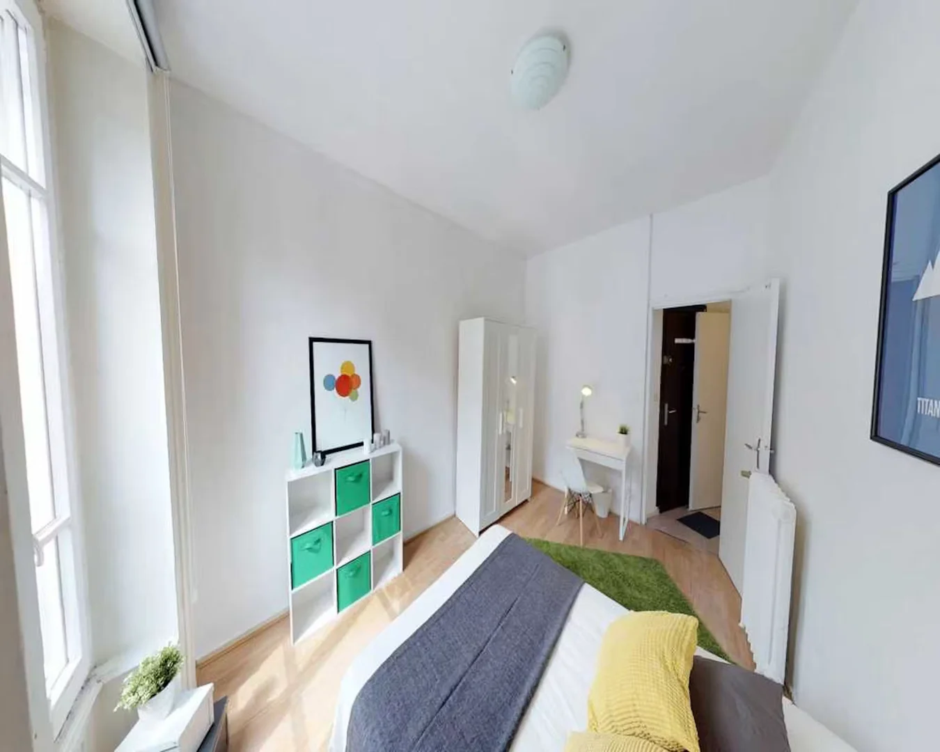 Habitación para estudiantes en  con modernas comodidades