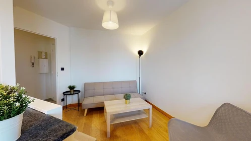 Chambre à louer avec lit double Villeurbanne