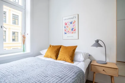 Chambre à louer avec lit double Oslo