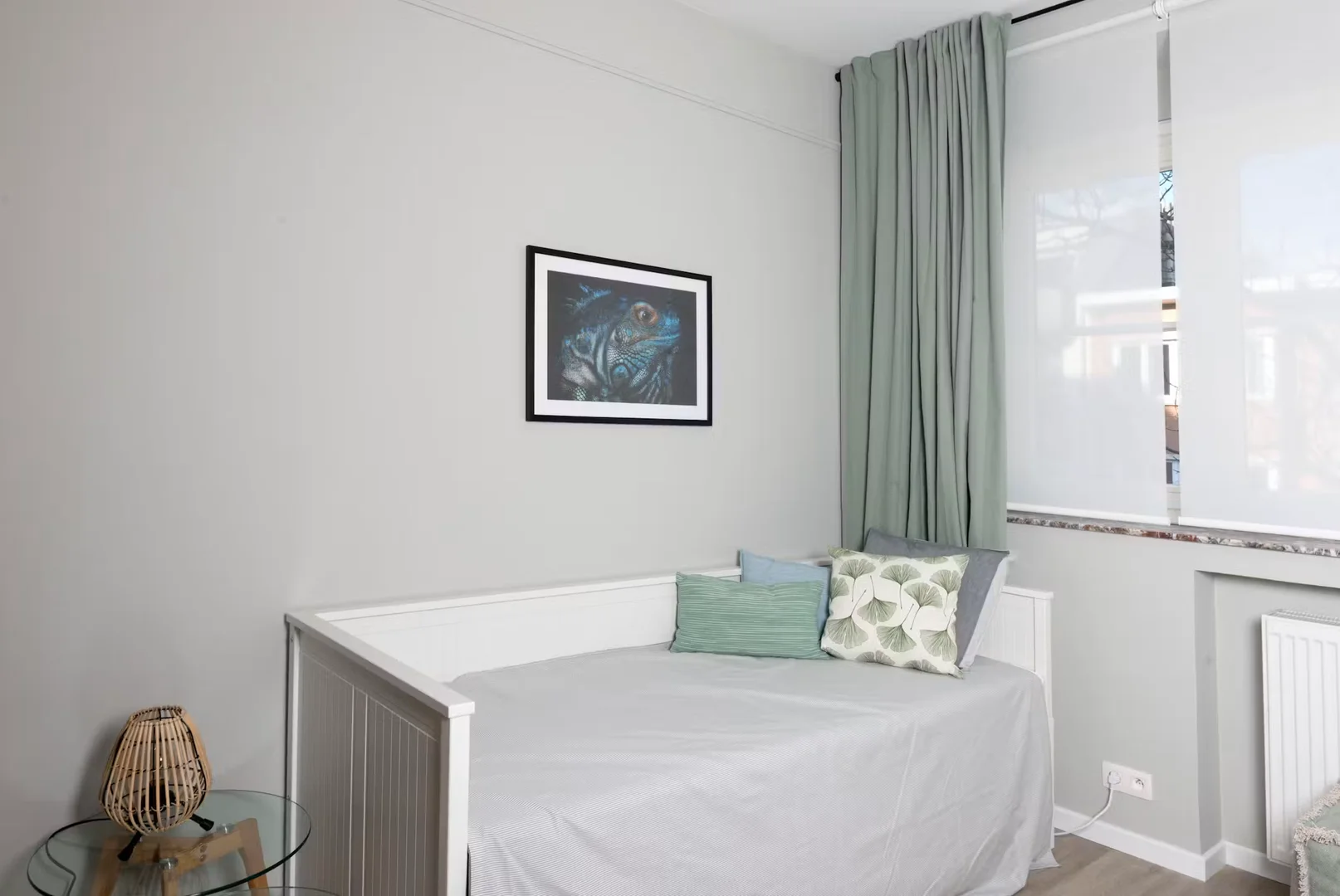 Affordable room for students with ample lighting in 