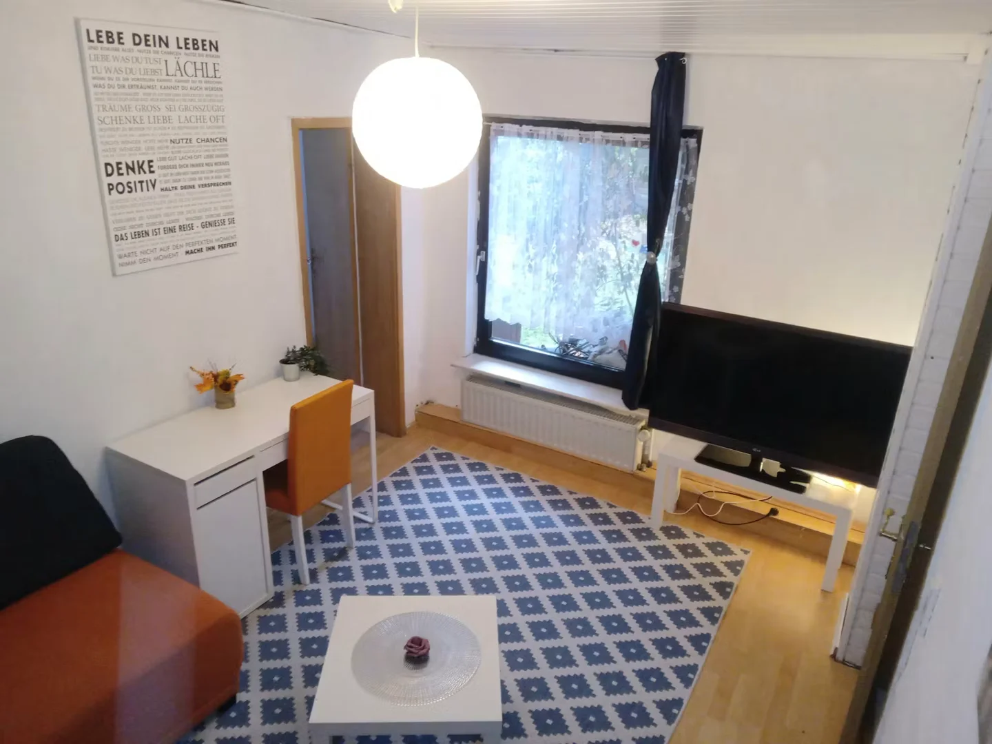Affordable room for students with ample lighting in