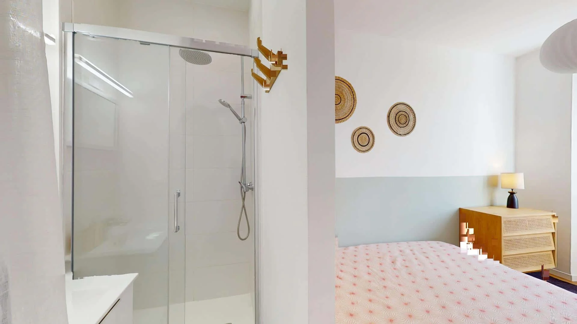 Chambre d'étudiant confortable et spacieuse dans 