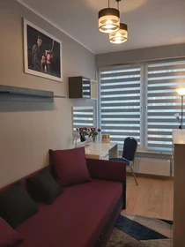 Bright private room in Wrocław