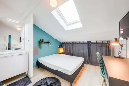 Private room at 1bis Rue du Dr Rebatel, 69003 Lyon, France, image 1 of 10