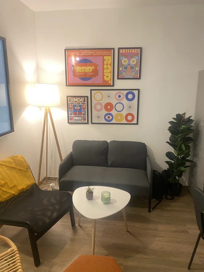 Chambre à louer dans un appartement d'étudiant à , entièrement meublée