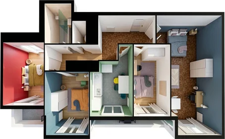 Habitación privada en Chorier-Berriat, Grenoble, imagen 8 de 8