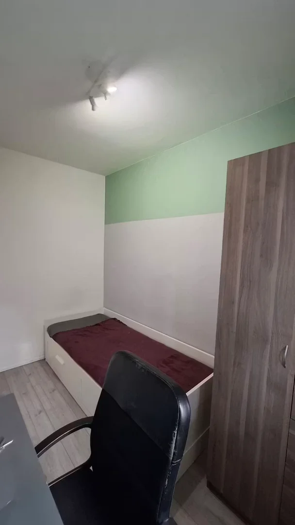 Affordable room for students with ample lighting in 