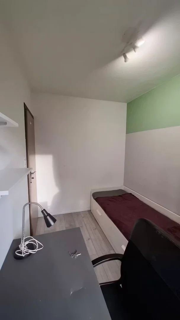 Student room in  with study area and shared facilities