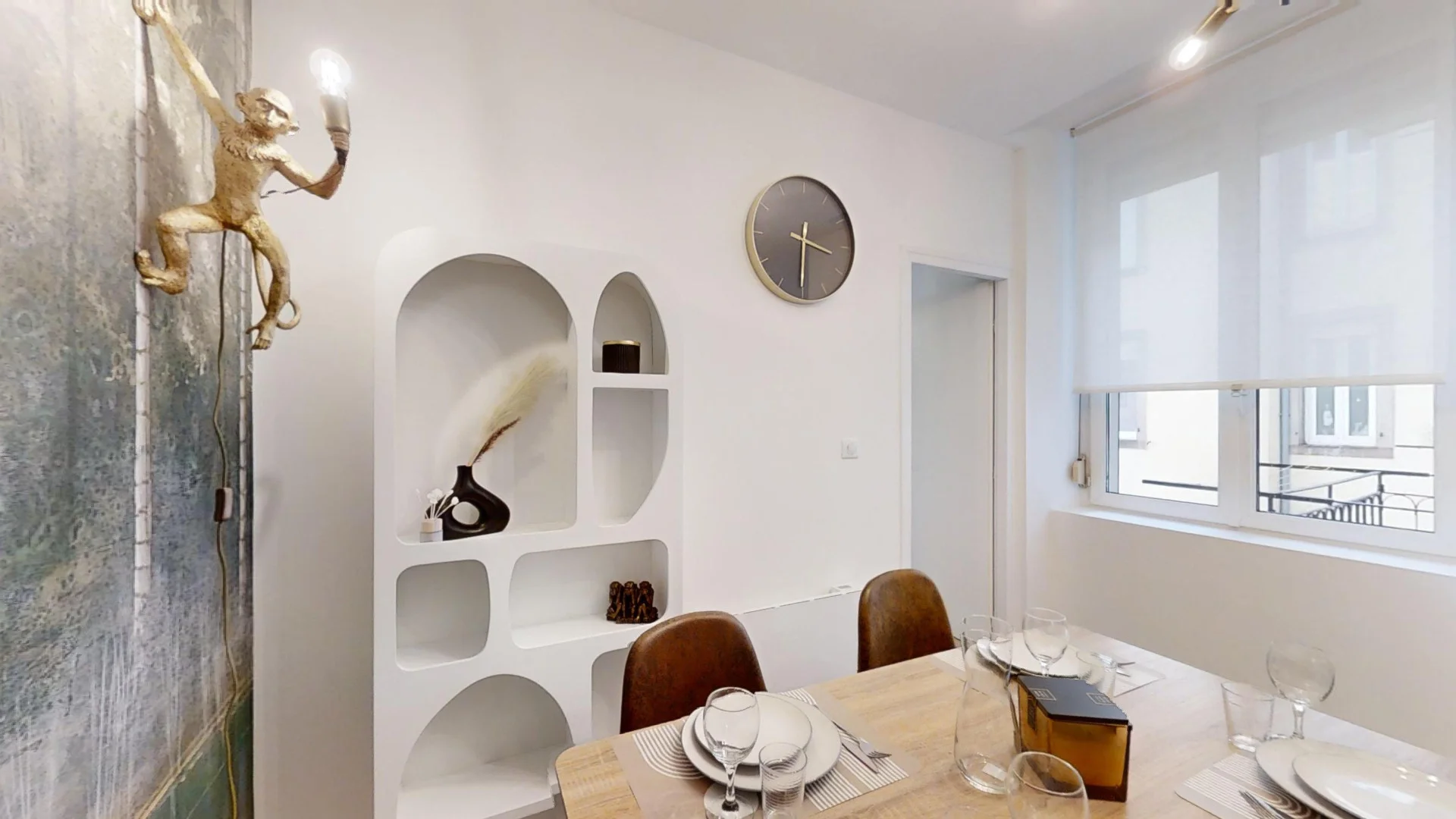 'de öğrenci dairesinde, tamamen mobilyalı kiralık oda