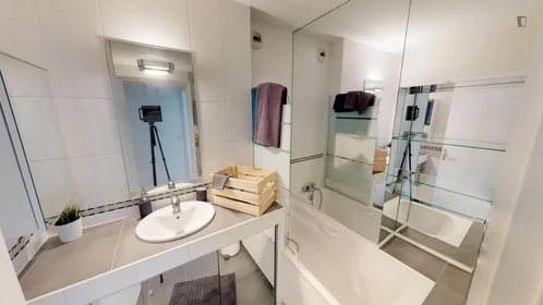 Quarto privado em Rue Juliette Récamier, imagem 13 de 14