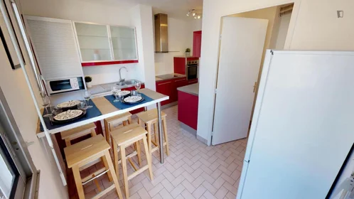 Quarto privado em Rue Juliette Récamier, imagem 7 de 14