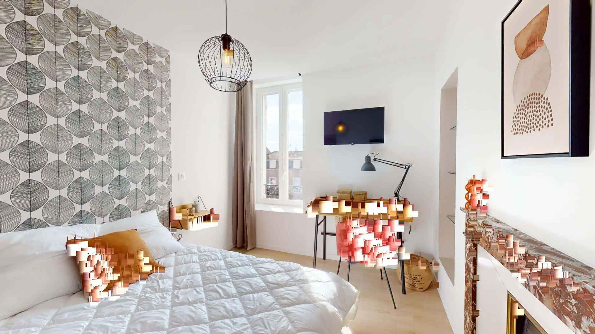 'de öğrenci dairesinde, tamamen mobilyalı kiralık oda