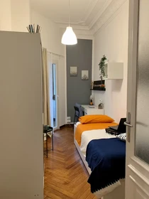 Chambre à louer avec lit double Torino