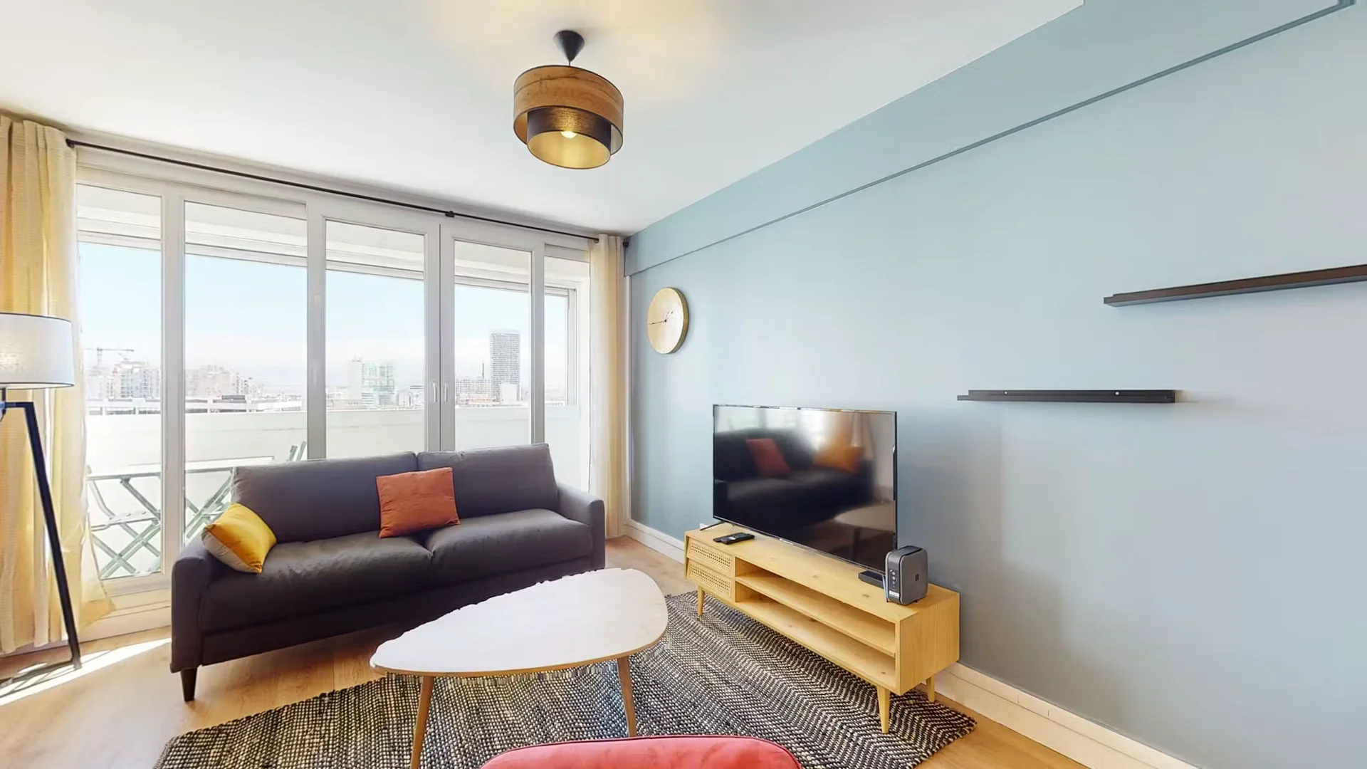 Chambre d'étudiant confortable et spacieuse dans