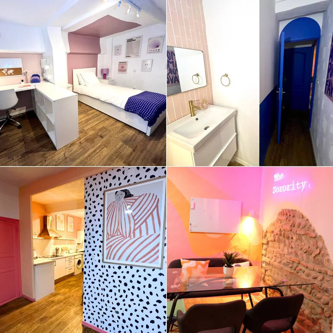 Habitación acogedora para estudiantes disponible en 