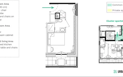 Stanza privata in residence in Villeneuve-d'Ascq, 59491, immagine 7 di 20