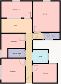 Privatzimmer im Wohnheim in der 109 Boulevard Beaumarchais , bild 6 von 6