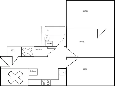 Logement entier à Vrázova 513/9, image 12 de 14
