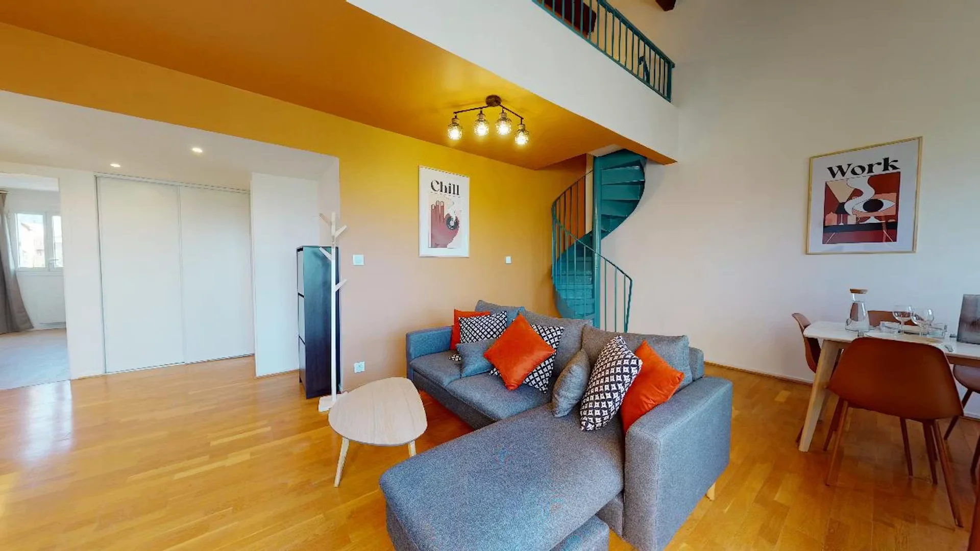Bright and airy student room with easy university access in