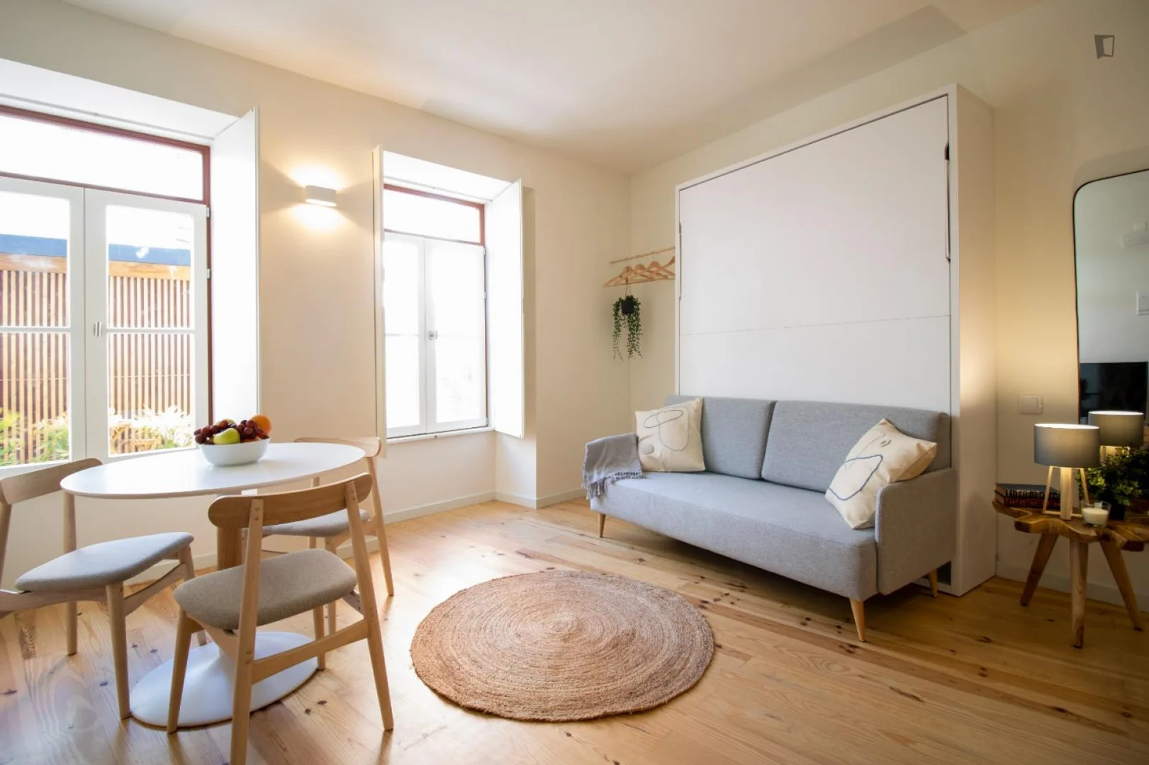 Apartamento estúdio totalmente equipado para estudantes em 