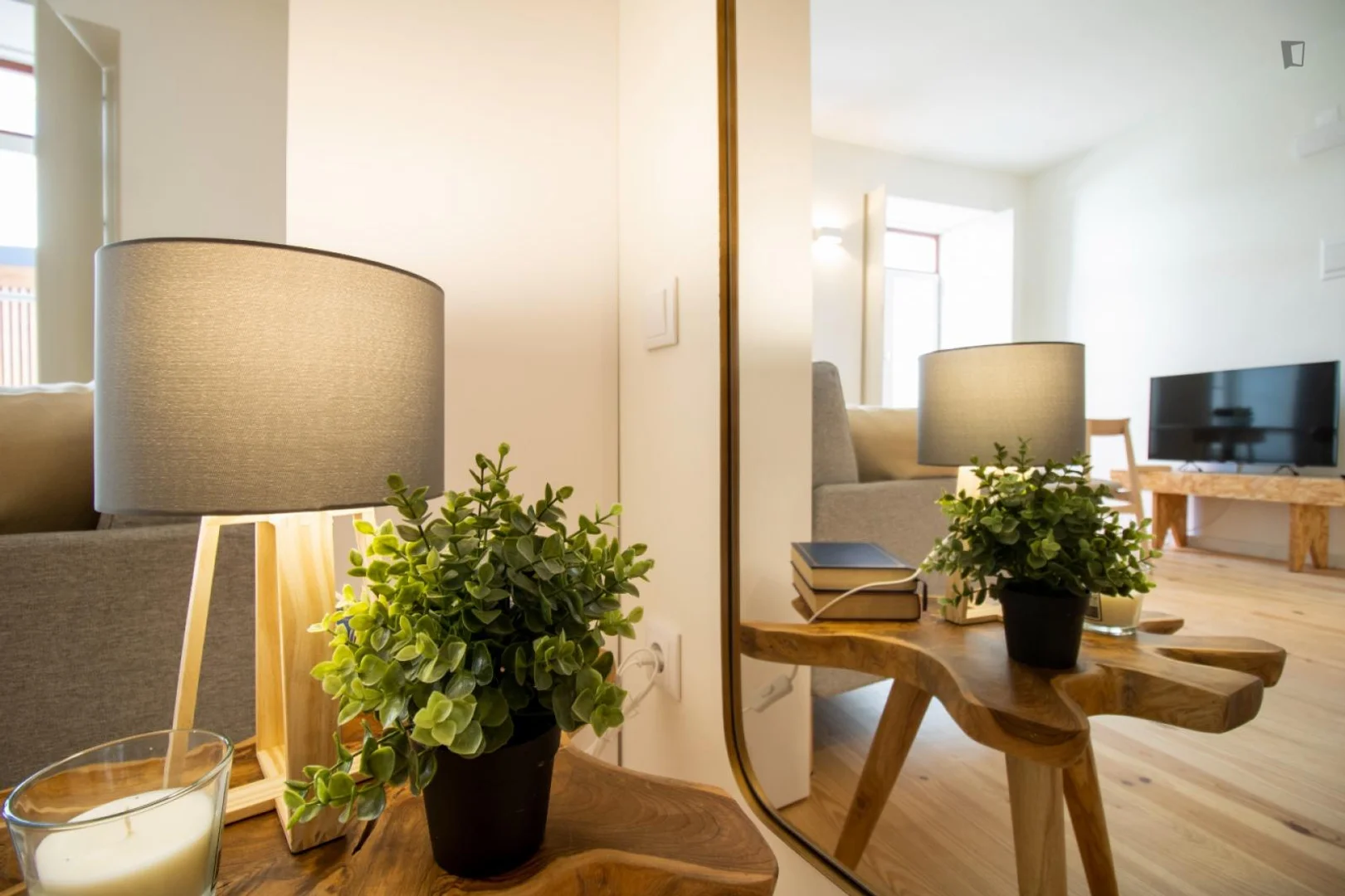 Apartamento estúdio chique perto do campus em 
