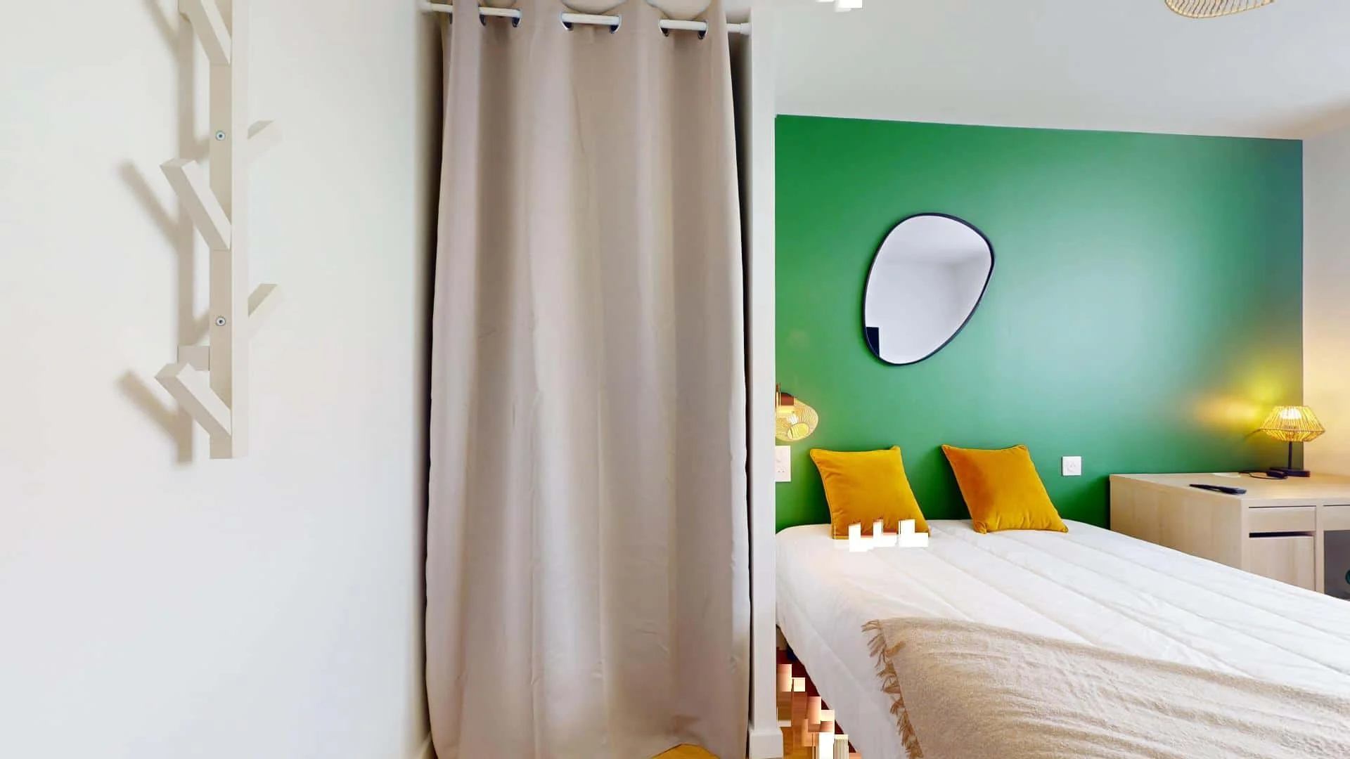 Zimmer in Studentenwohnung in zu vermieten, voll möbliert