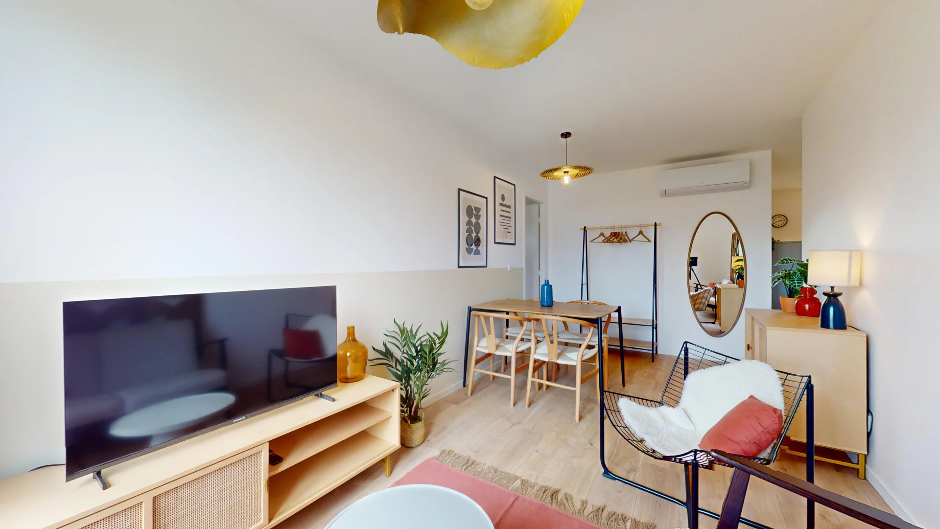 Chambre à louer dans un appartement d'étudiant à , entièrement meublée