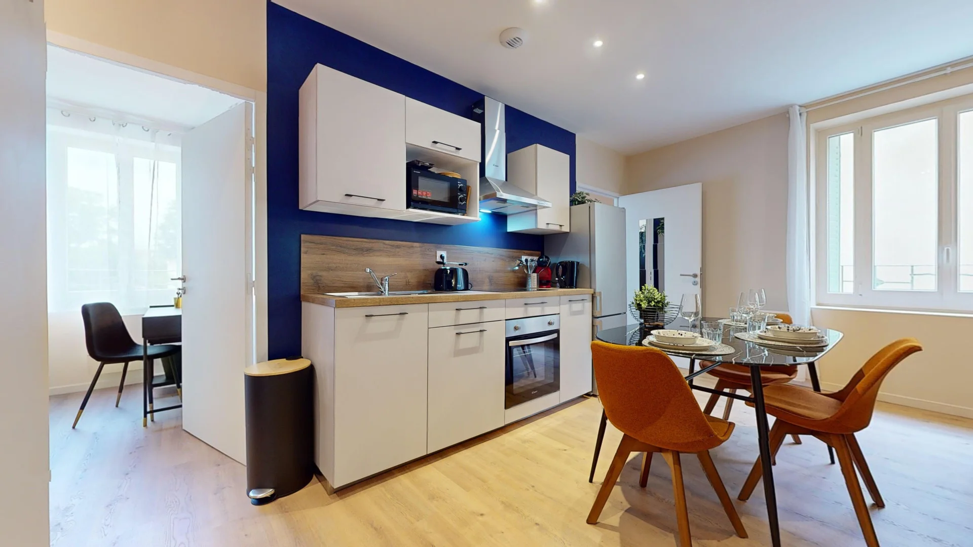 Chambre à louer dans un appartement d'étudiant à , entièrement meublée