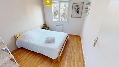 Chambre à louer avec lit double Grenoble