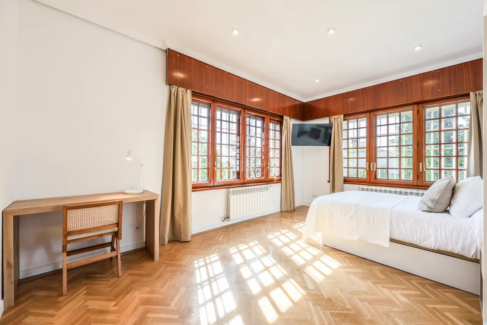 Affordable room for students with ample lighting in