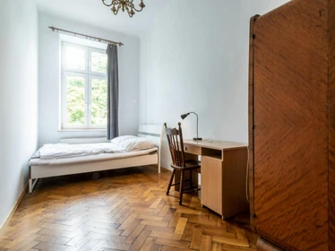 Bright private room in Krakow