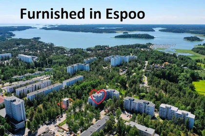 Habitación privada muy luminosa en Espoo