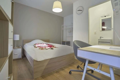 Pokój do wynajęcia z podwójnym łóżkiem w Lille
