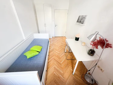 Budapest de çift kişilik yataklı kiralık oda