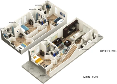 Apartamento moderno e brilhante em Ann-arbor