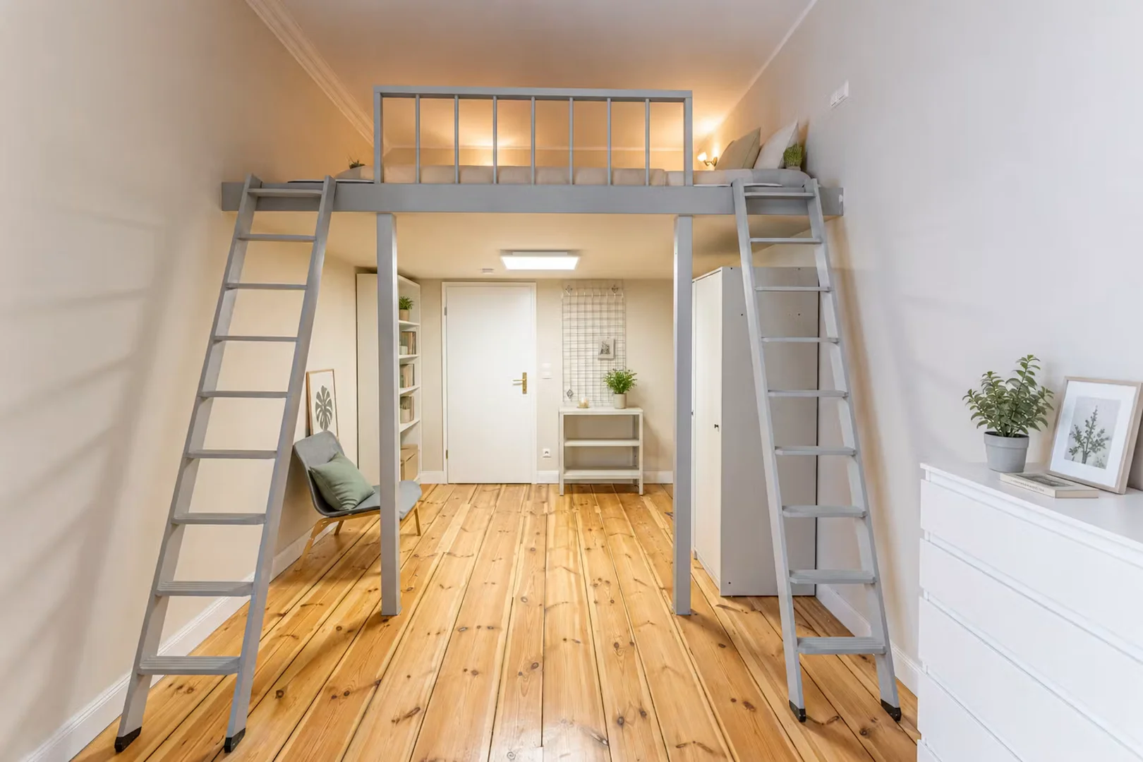 'de öğrenci dairesinde, tamamen mobilyalı kiralık oda