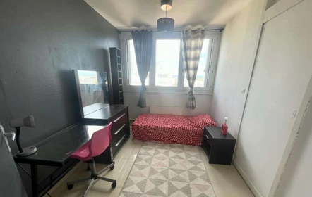 Villeurbanne de çift kişilik yataklı kiralık oda