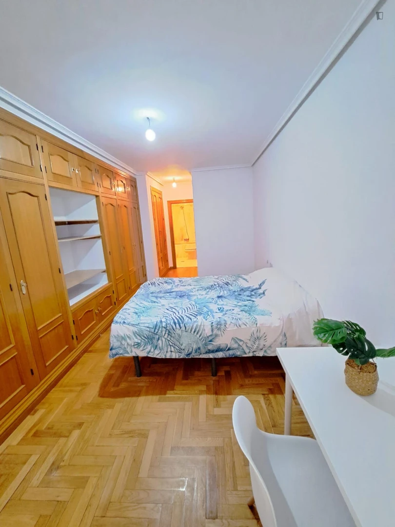Habitación estudiantil amplia y cómoda en 