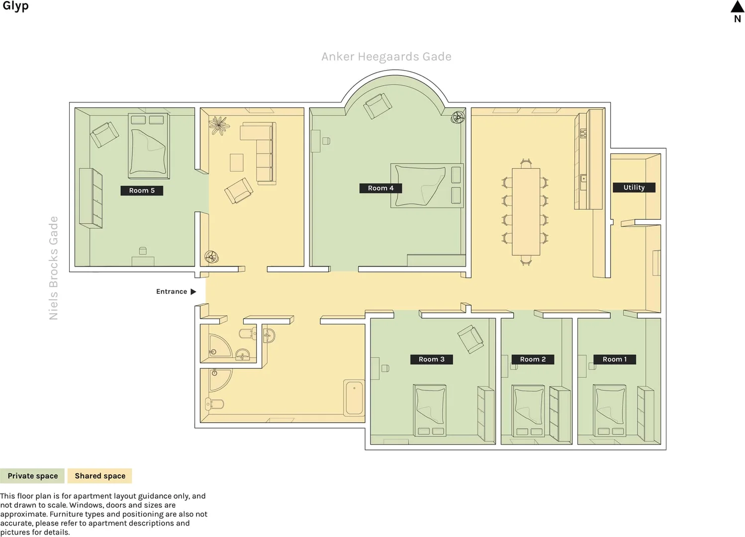 Habitación estudiantil funcional perfecta para estudiar en 