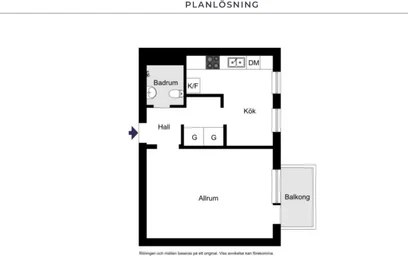 Quarto privado em Svartbäcksgatan 101B, imagem 8 de 8