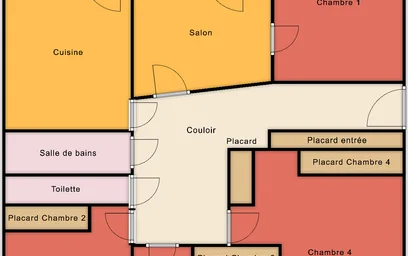 Private room in residence at 20 Promenade du Millénaire, image 4 of 4