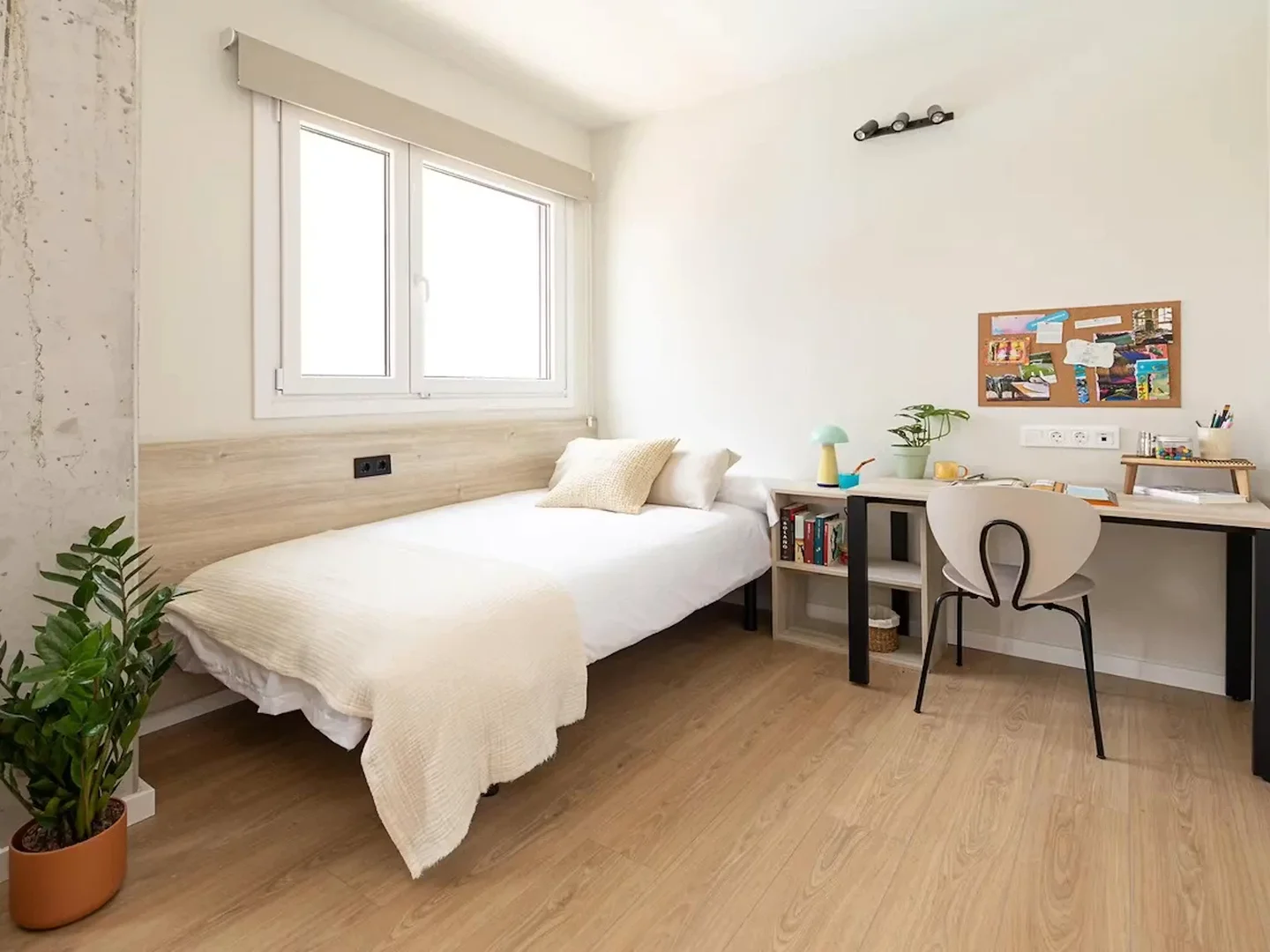 'de modern olanaklara sahip öğrenci dostu oda
