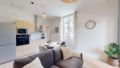 Quarto privado em 2 Rue Charles Moureu, 64000 Pau, France, imagem 20 de 23