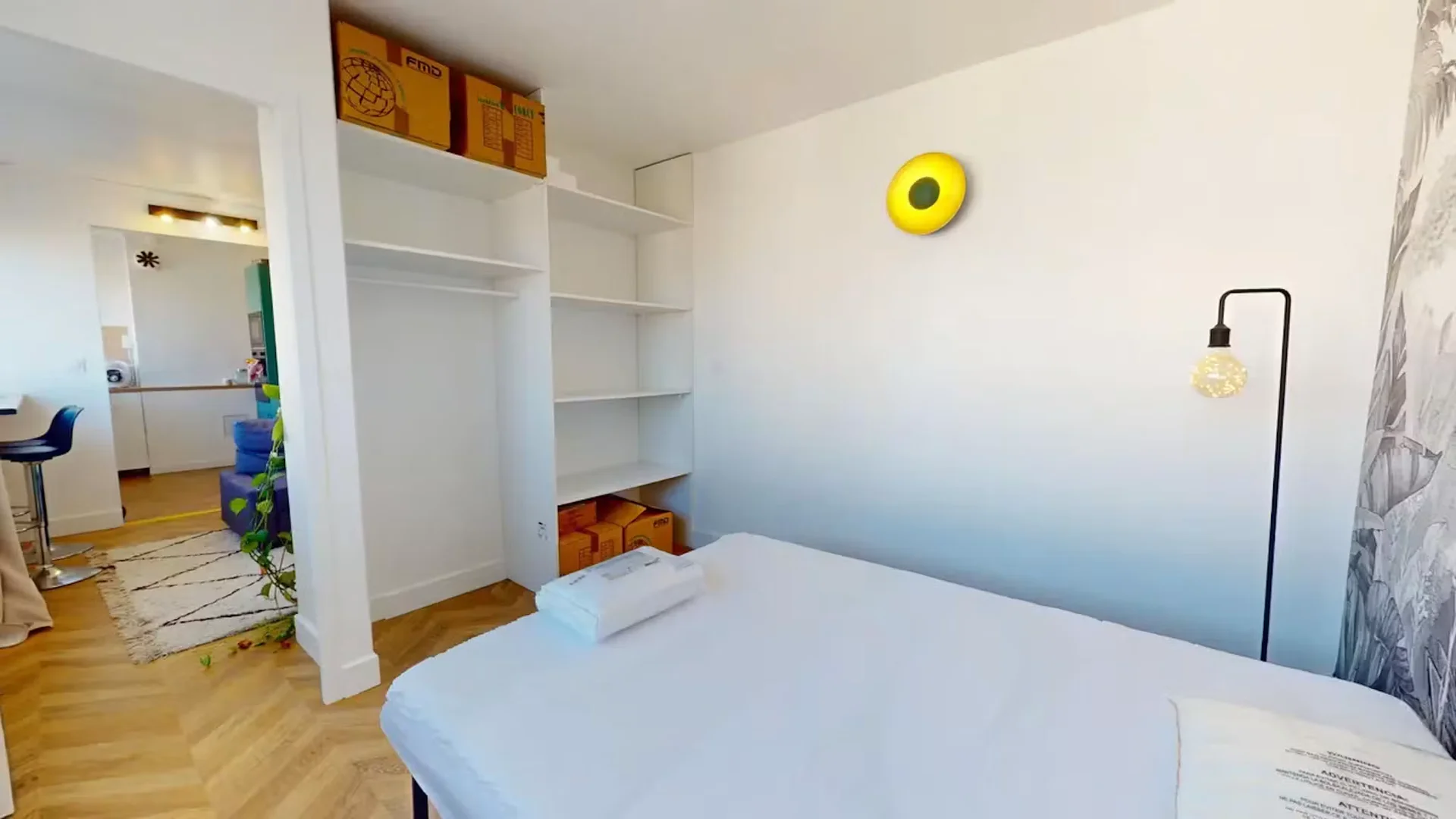 Habitación acogedora para estudiantes disponible en 